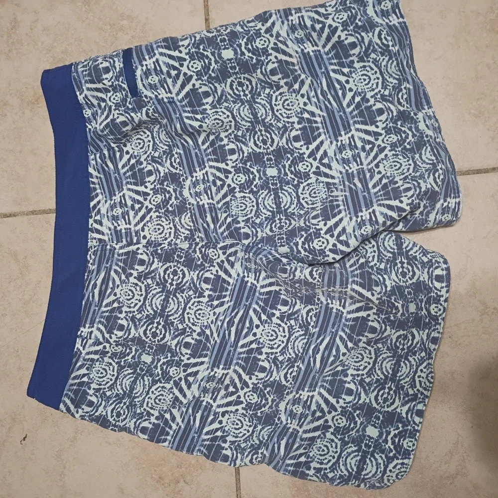 Patagonia Blue Printed Men's Board Shorts